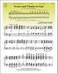 Praise and Thanks to God Handbell sheet music cover